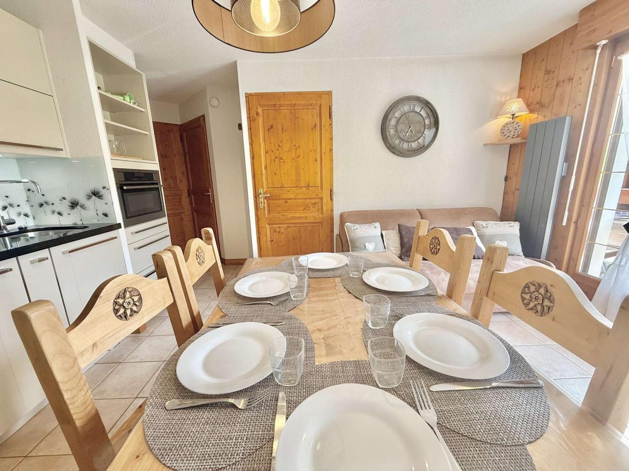Appartement 2 Pieces Cabine A Praz-Sur-Arly - 6 Personnes Avec Parking - Fr-1-603-10 ภายนอก รูปภาพ