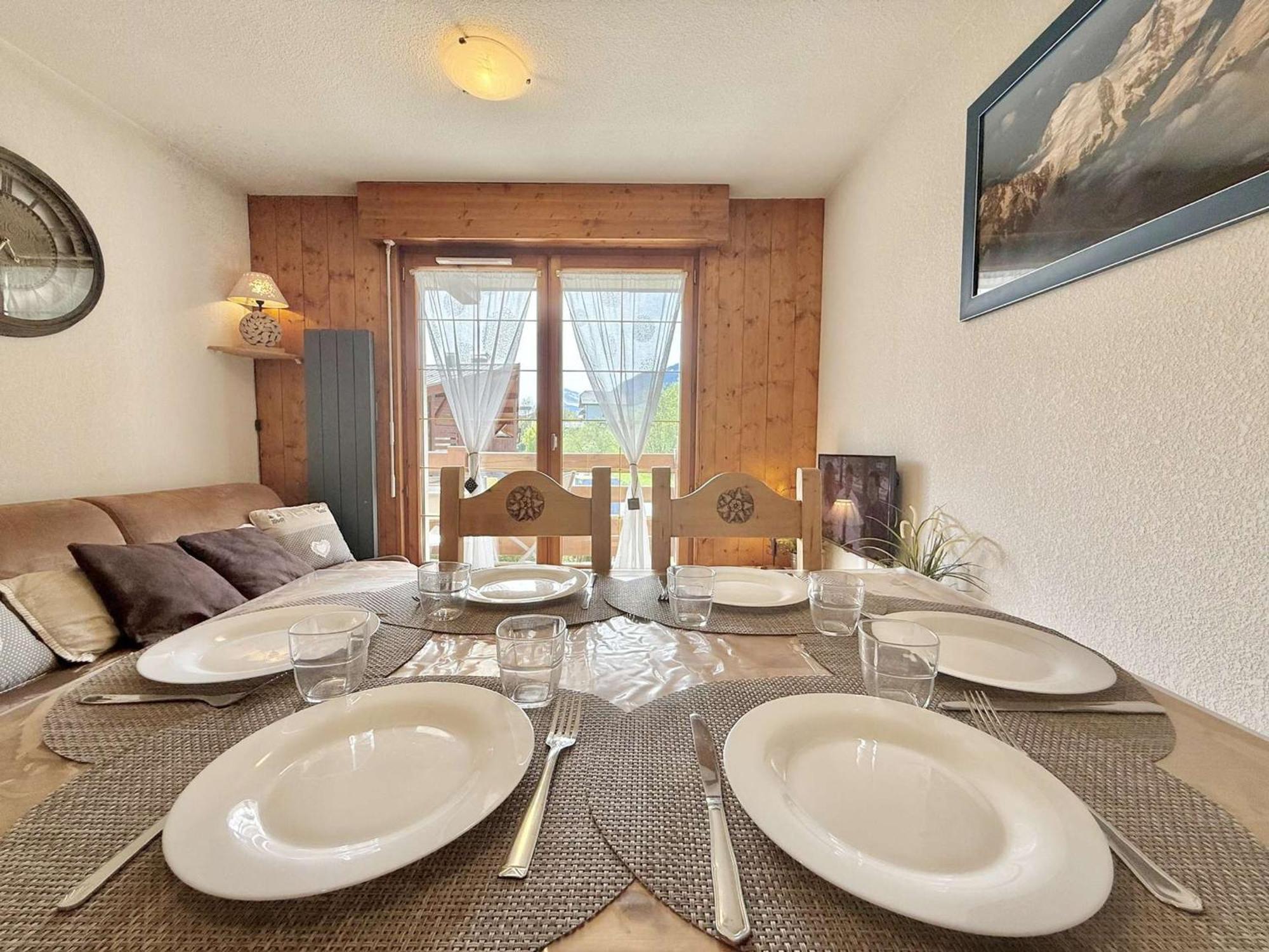 Appartement 2 Pieces Cabine A Praz-Sur-Arly - 6 Personnes Avec Parking - Fr-1-603-10 ภายนอก รูปภาพ