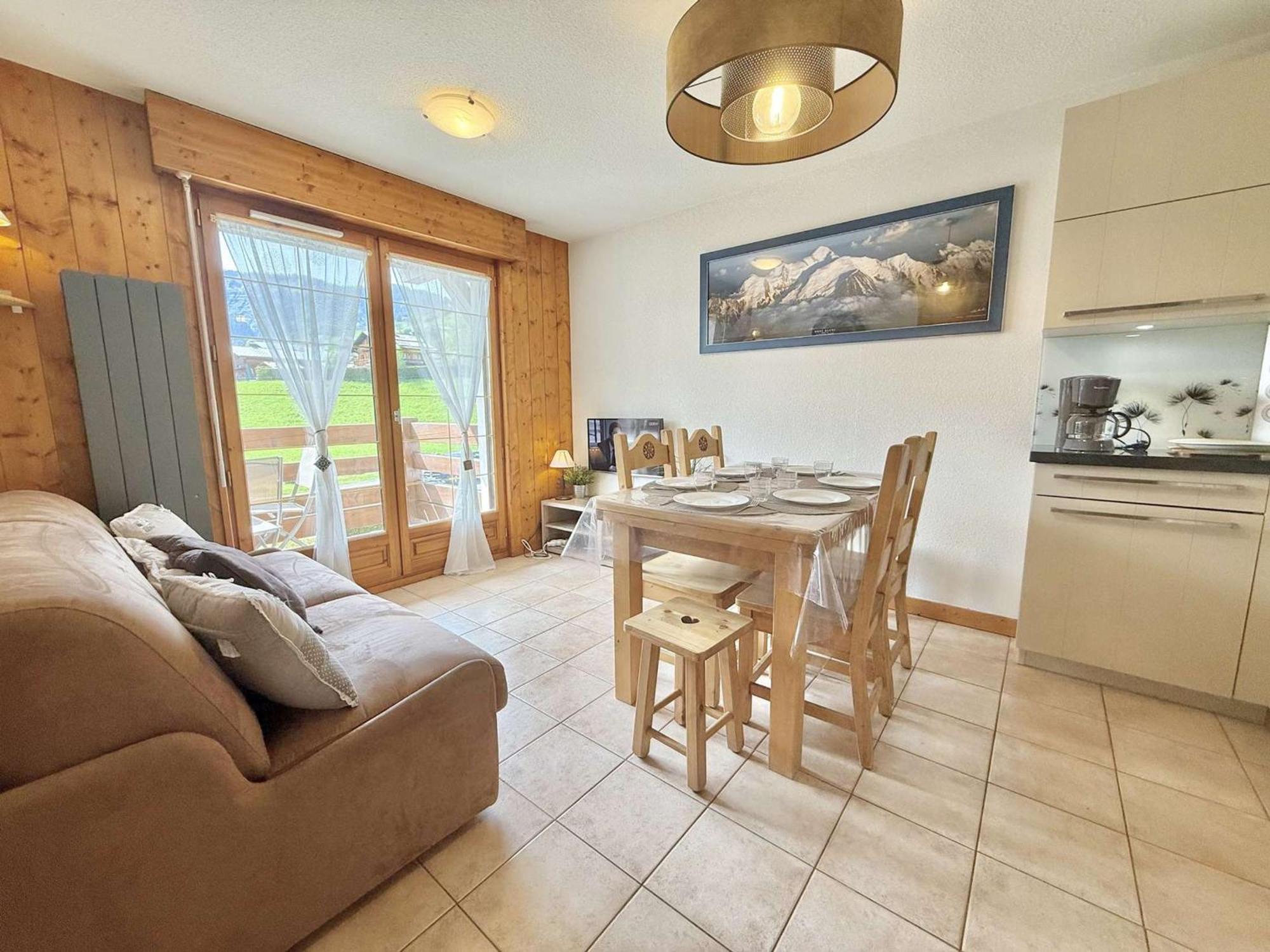 Appartement 2 Pieces Cabine A Praz-Sur-Arly - 6 Personnes Avec Parking - Fr-1-603-10 ภายนอก รูปภาพ