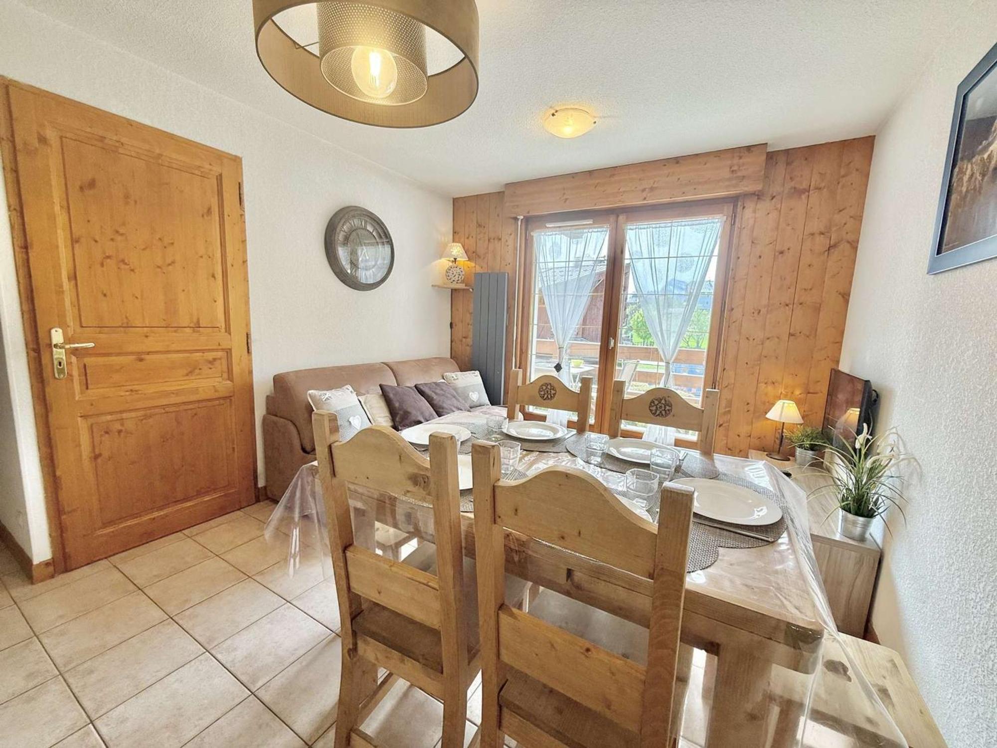 Appartement 2 Pieces Cabine A Praz-Sur-Arly - 6 Personnes Avec Parking - Fr-1-603-10 ภายนอก รูปภาพ